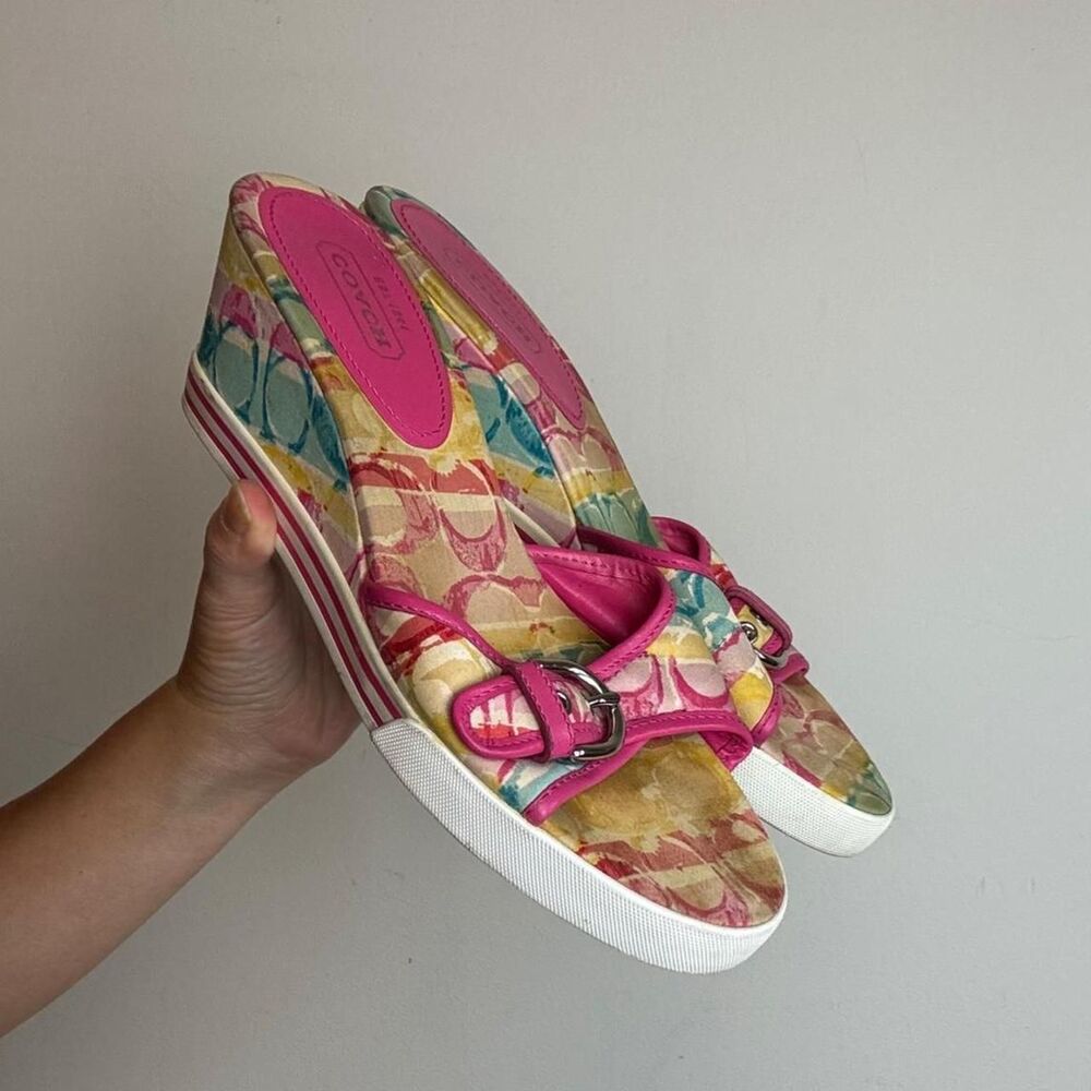 Coach Women's Pink Sandals